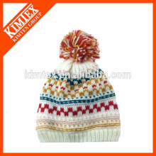 2016 fashion winter Ladies acrylic iceland knitted cable hat